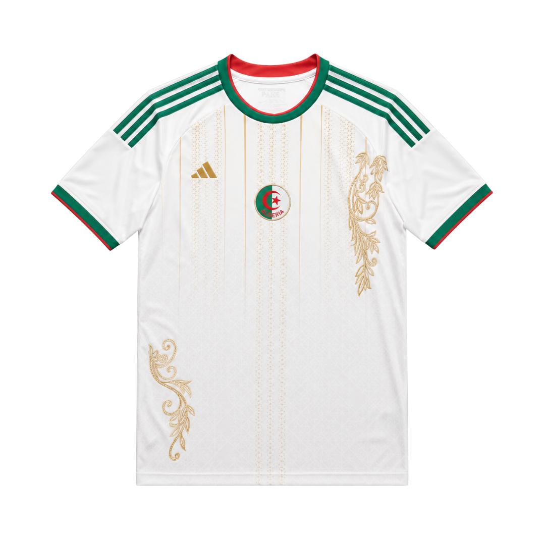 Maillot Algérie Brodé CDM 2026