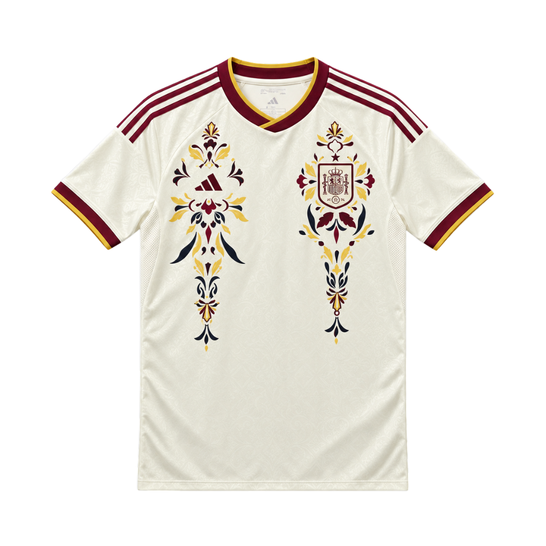 MAILLOT ESPAGNE BRODÉ