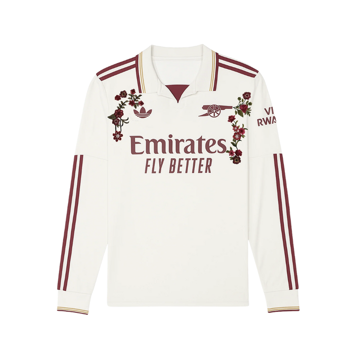 MAILLOT ARSENAL BRODÉ MANCHE LONGUE