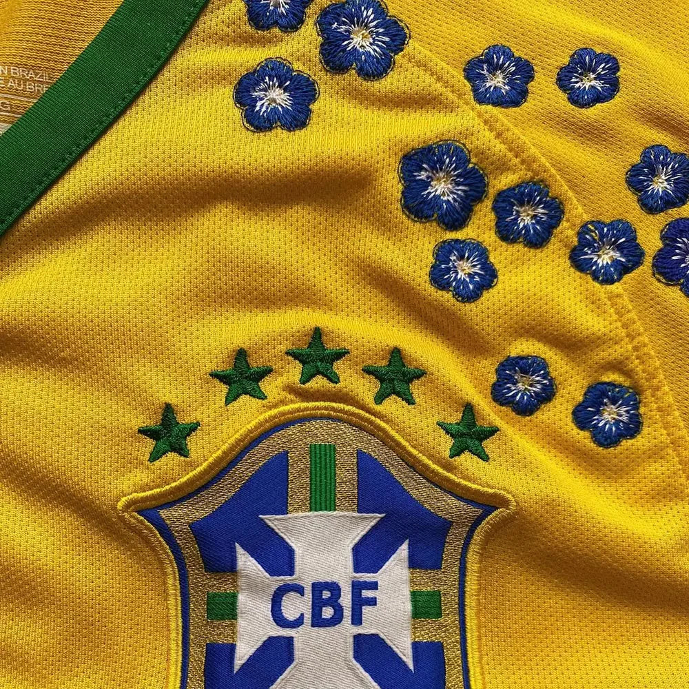 MAILLOT BRAZIL CUSTOM BRODÉ
